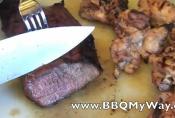 Grilled Beef Steak And Chicken Fajita