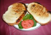 Italian Syle Grilled Eggplant Sandwich
