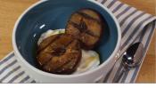Grilled Plums With Yoghurt And Spiced Maple Syrup 