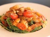 Grilled Prawns And White Corn Summer Salad