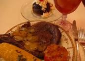 Quick And Easy Grilled Rib Eye Steak With Thyme-caramelized Onions
