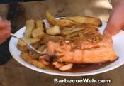 Grilled Salmon And Roasted Potatoes