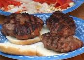 Grilled Sausage Burgers