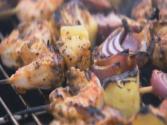Grilled Shrimp And Pineapple Skewers