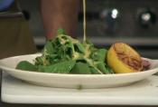 Pan Seared Steak With Lemon Vinaigrette Dressed Arugula