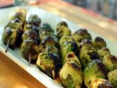 Grilled Tamari Glazed Brussels Sprouts