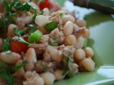 Grilled Tuna And Cannellini Bean Salad