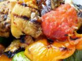 Grilled Vegetables Salad With Asian Dressing