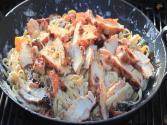 Grilled Chicken Fettuccine Alfredo