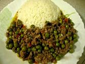 Delicious Ground Beef With Green Peas  