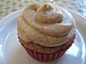 Guilt Free Year Round Eggnog Cupcakes With Eggnog Cream Cheese Icing