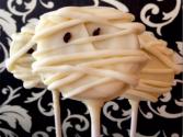 Halloween Oreo (mummy) Pops