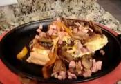 Puffy Omelet With Ham And Cheese