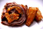 Ham With Apricot-pecan Stuffing