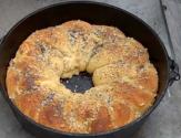 Outdoor Cast Iron Hawaiian Braided Bread