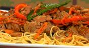 Healthy Asian Pork And Pasta 