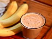 Healthy Banana Smoothie With Chocolate