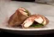 Healthy Buffalo Chicken Taco Wrap With Greek Yogurt Spread
