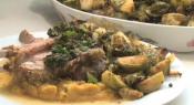 Herb Crusted Rack Of Lamb With Mint Sauce And Othersd
