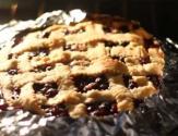 Homemade Crust Lattice Topped Spiced Blueberry Pie - Part 2