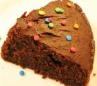 Homemade Eggless Chocolate Cake