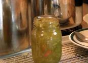 Green Tomato Pickle Part 2: Cooking And Bottling