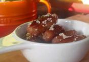 Oven Cooked Sesame And Honey Glazed Cocktail Sausages