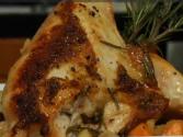 Honey Roasted Chicken And Herb Veggies