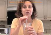 Fresh Mint And Strawberry Vegan Smoothie