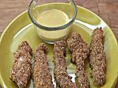 Baked Honey Sesame Chicken Fingers (tenders) 