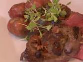 Horseradish Roasted Potatoes And Mushroom Stuffed Steak