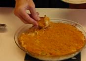 Fiery Hot Bacon-swiss Dip With Melba Rounds