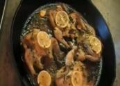Lemon And Thyme Baked Cornish Hens 