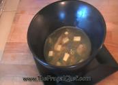 Vegetable Soup With Ginger, Spinach And Tofu