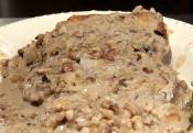 Pork Loin With Black Walnut & Mustard Sauce