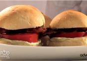 Bacon Tomato Sliders With Pesto Mayo