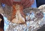 Campfire Lobster Tails