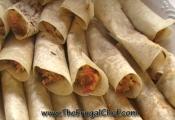 Scrambled Eggs And Caramelized Onion Taco Wrap