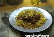 Meatball Over Spaghetti