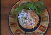 Open Seafood Salad Sandwich 