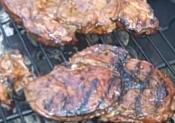 Barbecued Bison Steaks