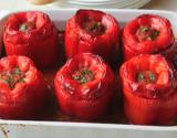 Beef Parmesan Stuffed Peppers