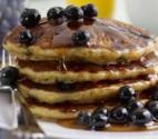 Healthy Wheat And Blueberry Pancakes