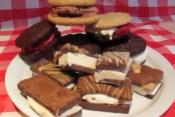 Fairytale Ice Cream Brownie And Cookie Sandwiches