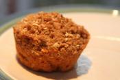 Striped Apple Cinnamon Muffins