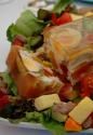 Aspic Cubes In Green Salad