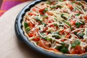 Onion, Broccoli, Cheese & Bacon Quiche