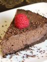 Luscious Baked Chocolate Cheesecake