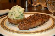 Baked Sweet Potatoes With Sour Cream And Coriander