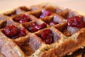 Gingery Banana Waffles